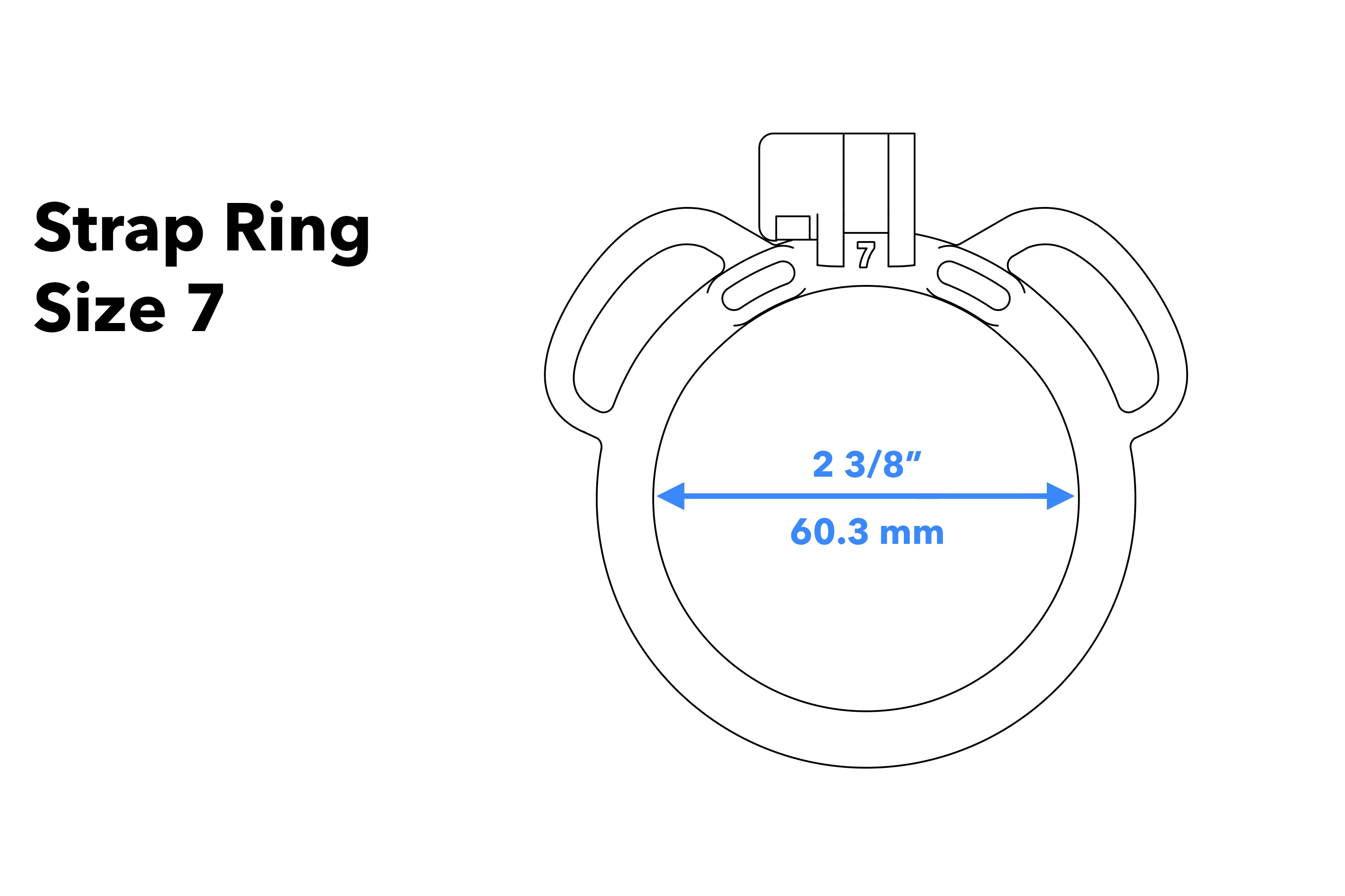 Strap Ring - Two Loops (Black) - Image 12